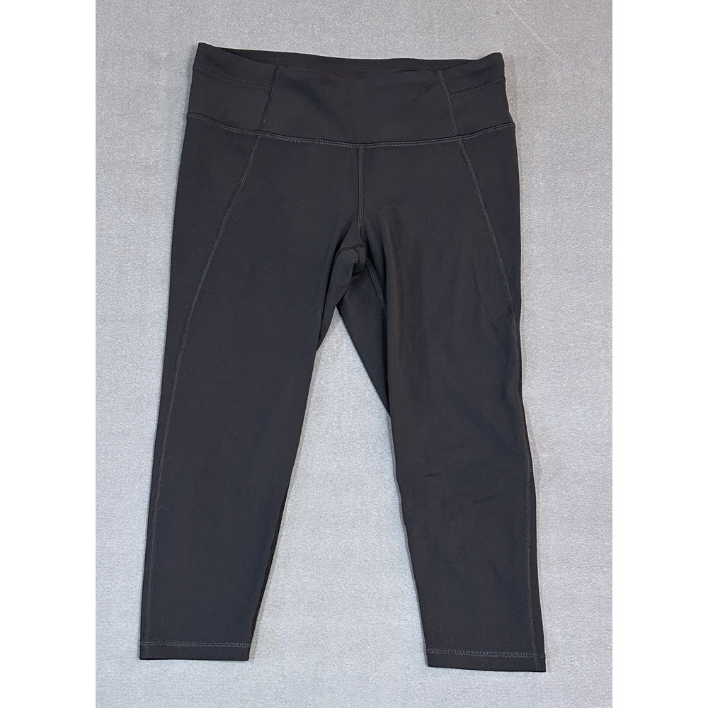 PrAna 3/4 Leggings Hiking Yoga Black Pants Womens Size M